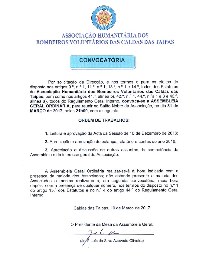 Convocatória Geral