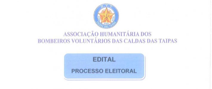 EDITAL – PROCESSO ELEITORAL